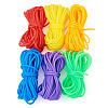 30M 6 Colors Hollow Pipe PVC Tubular Synthetic Rubber Cord RCOR-TA0001-15-3