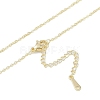 Brass Cable Chain Necklaces NJEW-U008-06G-2