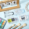 4Pcs 4 Colors Trolley Bag Shaped Plastic Storage Boxes AJEW-SP0002-60-3