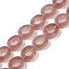 Natural Strawberry Quartz Beads Strands G-M439-A11-01-1