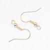 Rack Plating Brass Earring Hooks KK-E672-107KCG-2