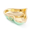 Brass Enamel Pendants KK-P201-24G-D-2