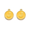 Golden Plated Alloy Enamel Charms X-ENAM-Q437-13J-1