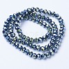 Electroplate Transparent Glass Beads Strands LS-EGLA-A034-T2mm-UA09-2