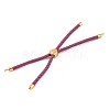 Nylon Cords Bracelet Makings Fit for Connector Charms AJEW-P116-01G-24-2