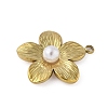 Plastic Imitation Pearl Pendants X-STAS-P408-11G-2