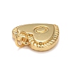 Rack Plating Real 18K Gold Plated Brass Pendants KK-E260-01G-O-3