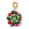 Christmas Glass Pendants PALLOY-JF03010-01-1