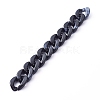 Handmade Acrylic Curb Chains X-AJEW-JB00679-05-2