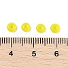 Imitation Jade Glass Seed Beads SEED-Q038-01D-2