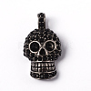 316 Surgical Stainless Steel Rhinestone Pendants STAS-L184-030-1