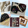 100Pcs 5 Styles Natural Shell Buttons BUTT-CY0001-29-5