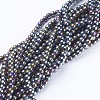 Glass Beads Strands GR4mm27Y-AB-1