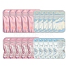 40Pcs 2 Colors PP Resealable Bags OPP-FS0001-09-1
