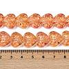 Transparent Glass Beads Strands GLAA-H038-01B-4