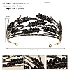 Alloy Rhinestone Hair Bands  for Woman Girls PW-WGA69DD-22-1