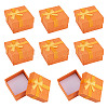 Square Paper Jewelry Ring Gift Boxes with Bowknot CON-TAC0010-80A-2