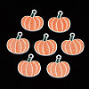 Autumn Theme Spray Painted Alloy Enamel Pendants X-PALLOY-N164-007A-1