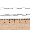 Non-Tarnish Unisex 304 Stainless Steel Paperclip Chain Necklaces NJEW-H215-04P-2