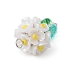 Glass Seed Beaded Flowerpot Pendants PALLOY-MZ00520-02-4