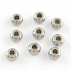 Tarnish Resistant 201 Stainless Steel Rondelle Spacer Beads STAS-R064-43-1