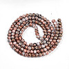 Baking Paint Glass Beads Strands X-DGLA-N003-6mm-B05-2