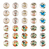  50Pcs 10 Colors Glass Cabochons GLAA-TA0001-74-2