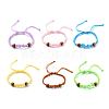 Adjustable Braided Nylon Cord Macrame Pouch Bracelet Making AJEW-JB01133-1