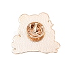 Panda with Tulip Enamel Pins JEWB-L028-02G-04-2