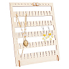 6-Tier Wood Slant Back Earring Display Stands EDIS-WH0029-63-1