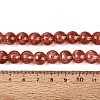Transparent Half Spray Painted Glass Beads Strands LS-GLAA-Q110-02A-07-4