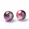 Rainbow Acrylic Imitation Pearl Beads OACR-R065-5mm-A12-2