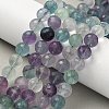 Natural Fluorite Beads Strands G-RM250101-S1-5