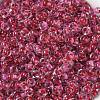 Transparent Inside Colours Glass Seed Beads SEED-A032-04K-3