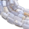 Natural Blue Lace Agate Beads Strands G-D109-A02-3