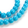 Synthetic Turquoise Beads Strands X-TURQ-G106-8mm-02F-3