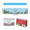 Realistic Flower & Fruit & Leaf Pattern Soap Paper Tag DIY-WH0399-69L-3