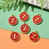 Golden Plated Alloy Enamel Charms X-ENAM-S118-03Z-5