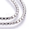 Electroplated 925 Sterling Silver Box Chains STER-I015-05B-2