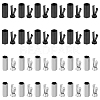 40Pcs 2 Colors Alloy Aglets for Shoelaces FIND-DC0004-99-1