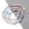 Natural Aquamarine & Rose Quartz Beads Strands G-L610-B04-A01-3