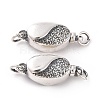 925 Sterling Silver Box Clasps STER-D035-18AS-1