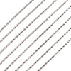 304 Stainless Steel Twist Rope Chains CHS-YS0001-08-4