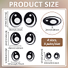 1 Bag Felt Craft Doll Eye AJEW-FG0004-90B-2