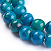 Synthetic Chrysocolla Beads Strands G-F647-02-A-01-3