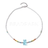 3 PCS Bear Shape Acrylic Beaded Necklaces NJEW-JN04632-5