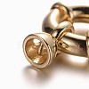 Brass Spring Ring Clasps KK-O091-01G-NR-2