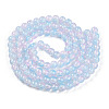 Transparent Crackle Glass Bead Strands GLAA-T025-8mm-02B-2