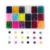 18 Colors Transparent Glass Beads FGLA-JP0001-02-6mm-1