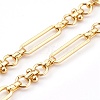Brass Link Chain Necklaces X-NJEW-JN03365-3